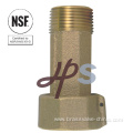 NSF low lead brass water meter coupling /gasket